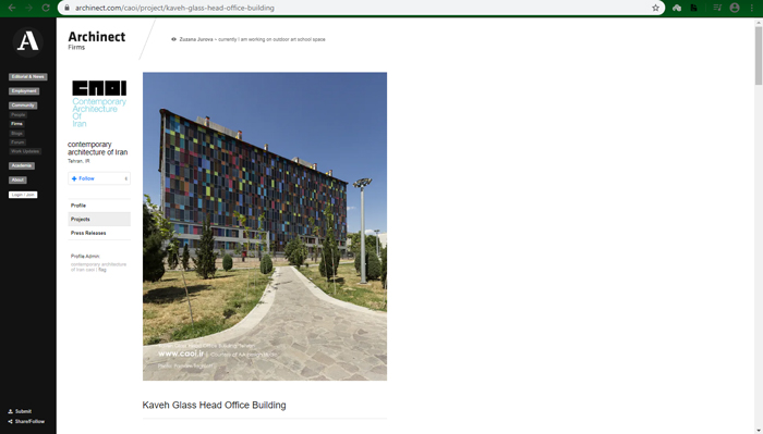 ARCHINECT - Contemporary Architecture Of Iran